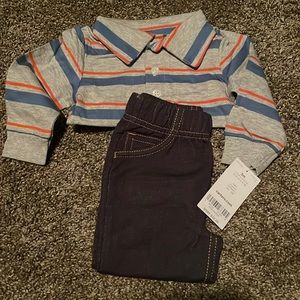 Carters Shirt and Pant Set. NWT 3 month